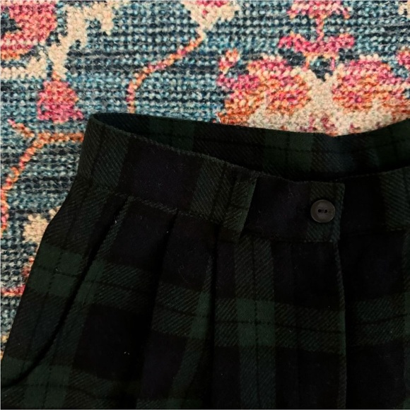 NWT Vintage Bridgewater classics wool shorts in black watch plaid. - Picture 5 of 5